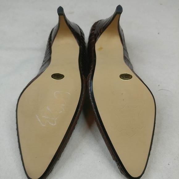 J.Renee High Heeled Shoes Brown Dress Size 5 1/2M - Picture 5 of 7